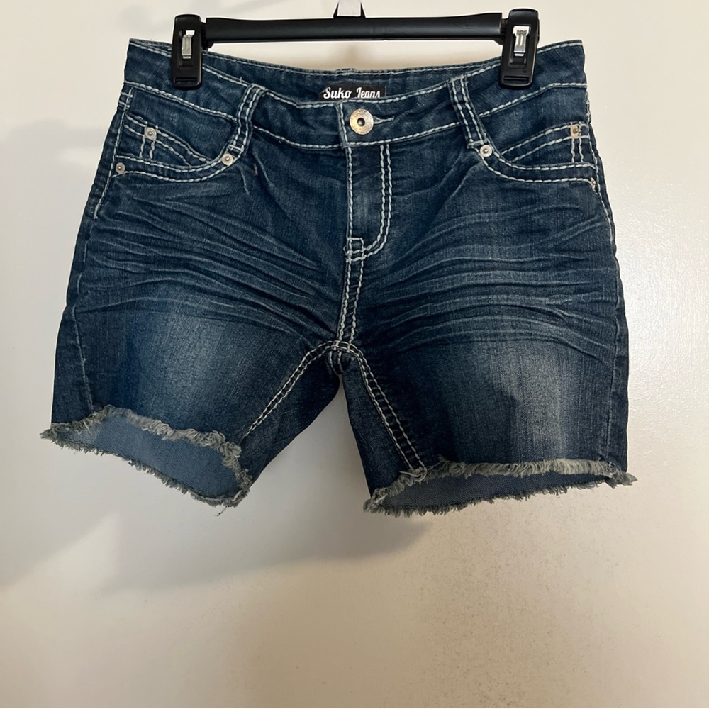 Suko Jeans Women's Dark Blue Denim Shorts size 11